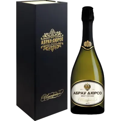  Вино игристое коллекционное белое БРЮТ "Империал Винтаж" 0.75л 
